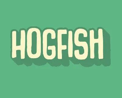 Hogfish Free font