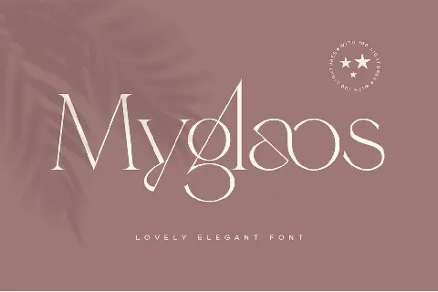 Myglaos font