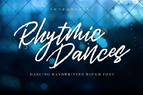 Rhytmic Dances Handwritten font