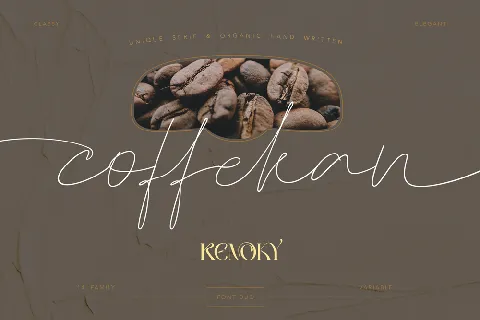 coffekan font