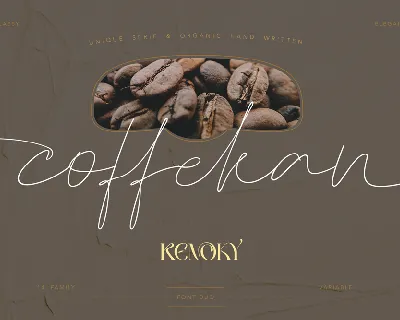 coffekan font