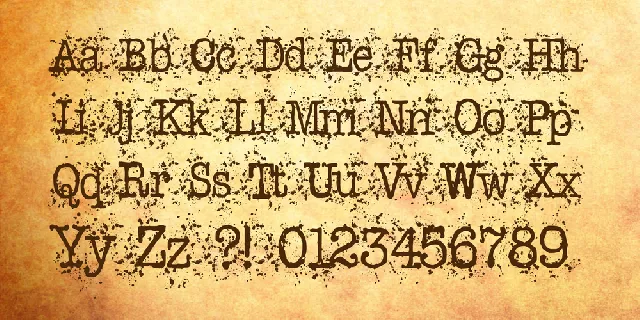 Schreibmaschine font