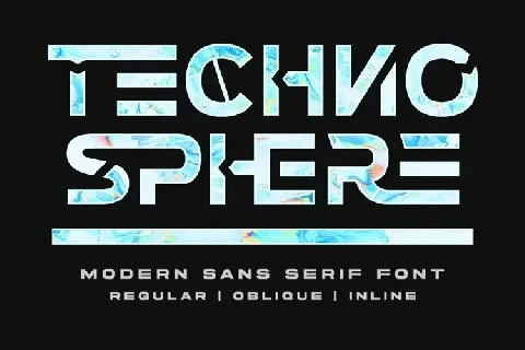 Techno Sphere font