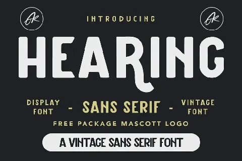 Hearing font
