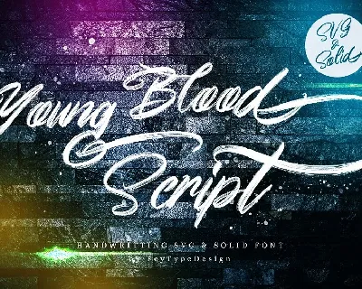 Young Blood Script font