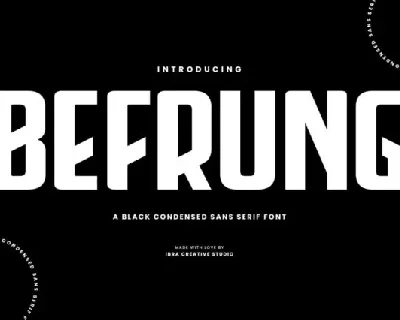 Befrung font