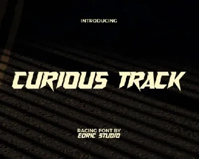 Curious Track font