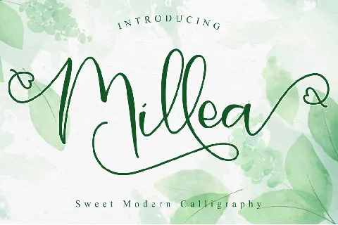 Millea Diary font