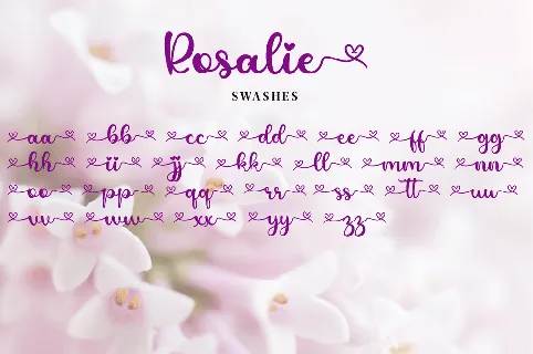 Rosalie font