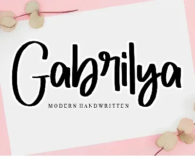 Gabrilya - Personal Use font