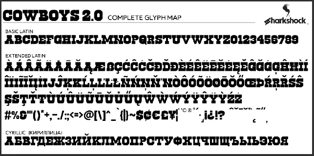 Cowboys 2.0 font