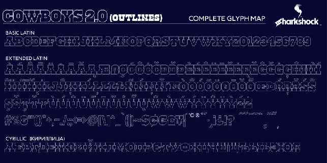 Cowboys 2.0 font