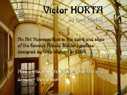 Victor Horta font