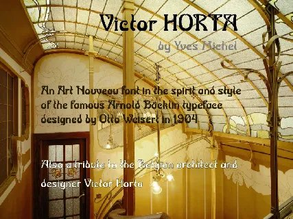 Victor Horta font