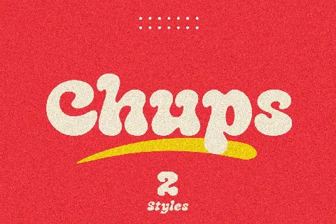 Chups font