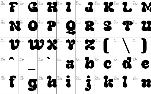 Chups font