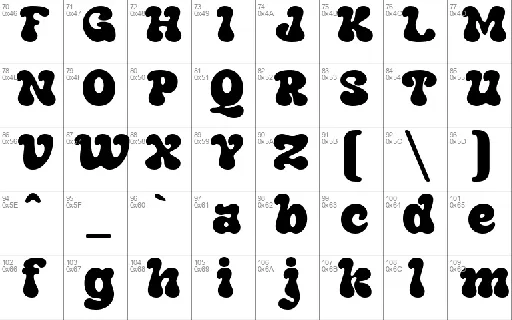 Chups font