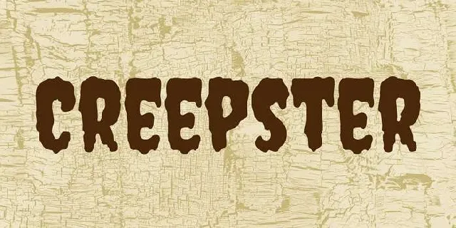 Creepster font