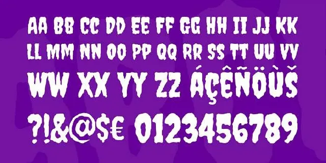 Creepster font