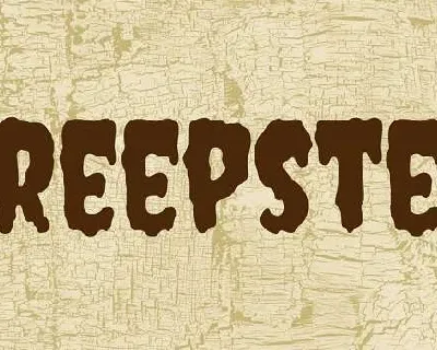 Creepster font