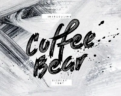 Coffee Bear font