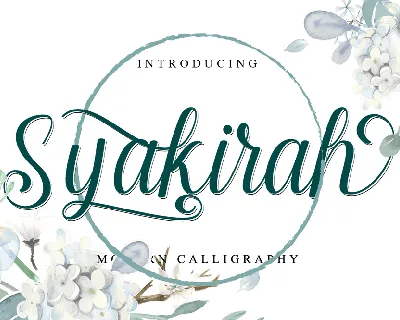 Syakirah font