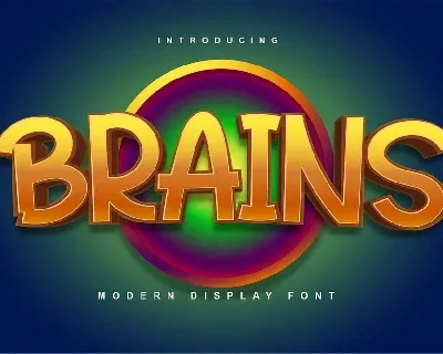 Brains font