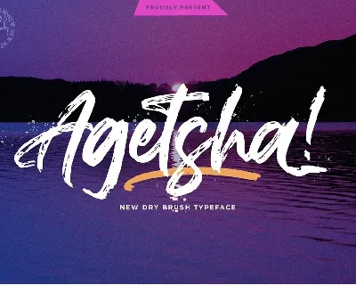 Agethsa font