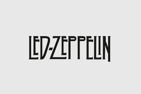 Led Zeppelin font