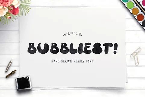 Bubbliest Free font