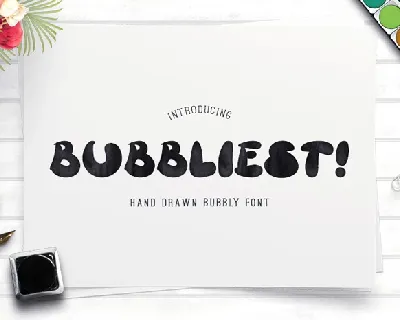 Bubbliest Free font