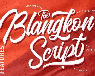 Blangkon Script font