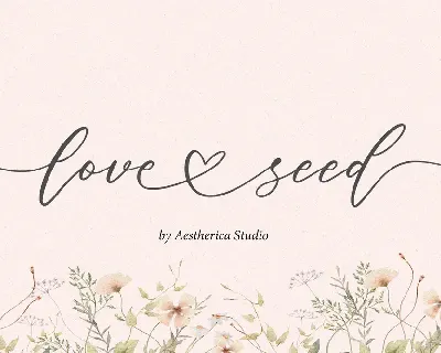 love seed font