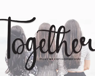 Together Script Typeface font