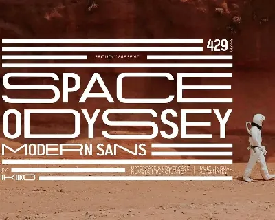 Space Odyssey font