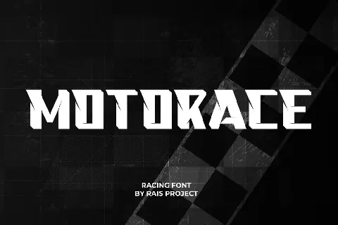 Motorace font