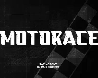 Motorace font