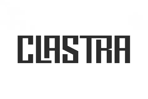 Clastra font