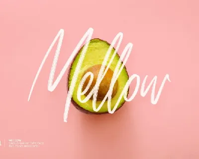 Mellow Brush SVG font