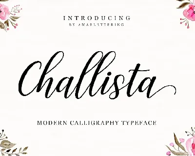 Challista Script Free font