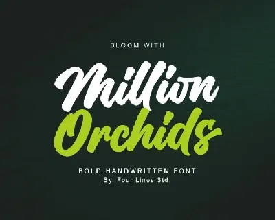 Million Orcids font
