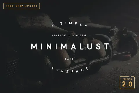 Minimalust font