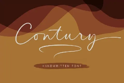 Contury font