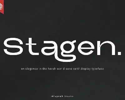 Stagen font