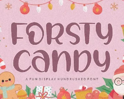 FORSTY CANDY Display font