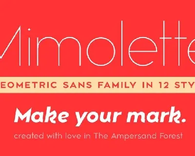 Mimolette font