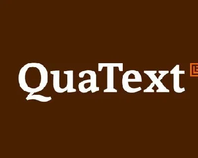 QuaText Family font
