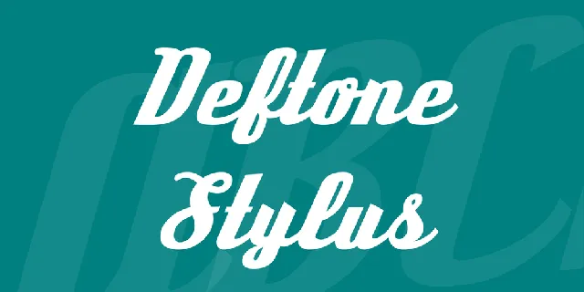 Deftone Stylus font