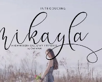 Mikayla Script font