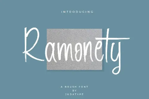 Ramonety font